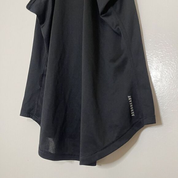 ADIDAS aeroready black racer back running tank top size small - Picture 6 of 6